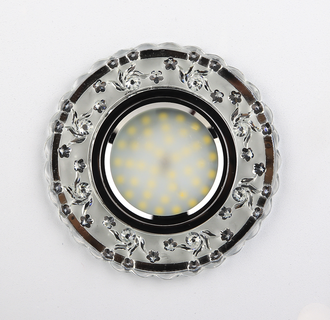 Светильник JCDR MR16 K1131L-1 прозрачный хром