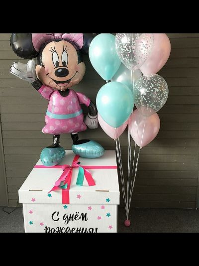 Шар "ходячий" Минни или Микки - 91 см