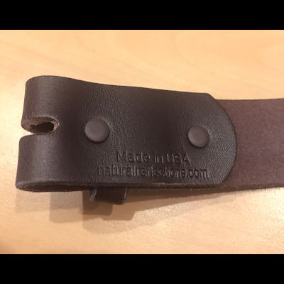 Однослойный гладкий 100% кожаный ремень под пряжку