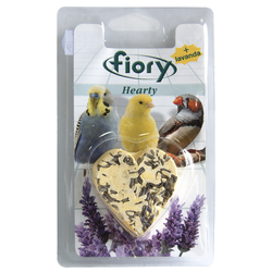 Fiory (Фиори) Hearty био-камень для птиц с лавандой в форме сердца, 45 г
