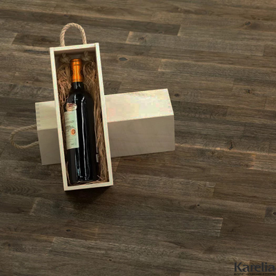 Паркетная доска Karelia Дуб Tuscany 3S 3-полосная матовый лак 2G без фаски толщина 14 мм 3.41 м2