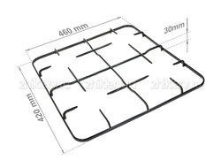 Решетка стола плиты DE LUXE "ДеЛюкс Эволюшн" 5040 (460x420)мм