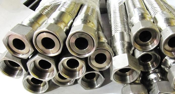 Металлорукав РВД рукав высокого давления под плоскую прокладку из нержавеющей стали