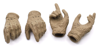 Кисти в тактических перчатках 1/6 - (26060R-B) - Easy&Simple