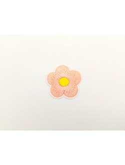 Термоаппликация цветок,  персик