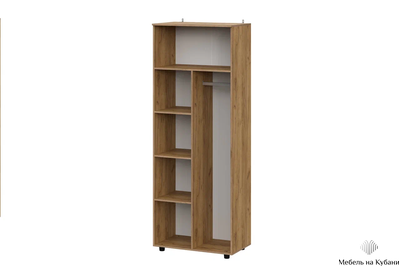 Байкал Шкаф двухстворчатый комбинированный SAFE Дуб Золотой/Графит