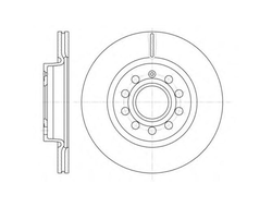 Диск тормозной задний