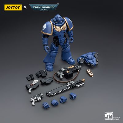Интерцессор Ультрамаринов (Warhammer 40k) - КОЛЛЕКЦИОННАЯ ФИГУРКА 1/18 Ultramarines Intercessors (JT6632) - JOYTOY