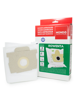 Мешки для пылесоса Rowenta / Moulinex / Tefal / Electrolux ZR0015, 4 шт + фильтр