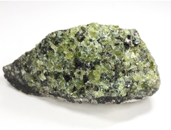 Хризолит (Перидот, Оливин), кристаллы на породе, США (59*32*28 мм, 75 г) №38096