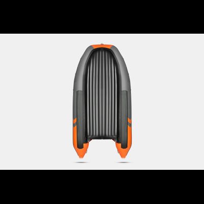 Моторная лодка GLADIATOR E380PRO X оранжево-темносерый