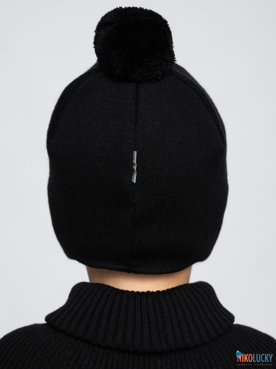 Шапка 24201-02 х/б подклад, черный 52-54