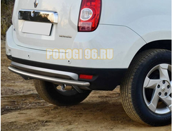 Защита заднего бампера d42  Renault Duster ( Рено Дастер)