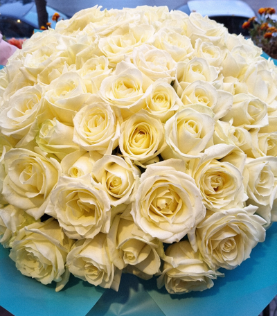 Роза Россия 50 см 101 шт