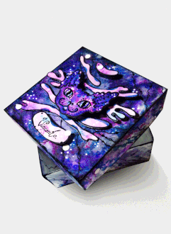 Трёхмерная подарочная коробочка в стиле украшения (3D-дизайн)