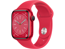 Apple Watch Series 8 41mm Red Aluminium Case With Red Sport Band S/M