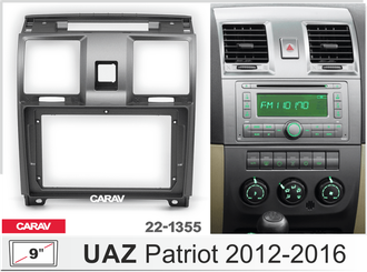 Переходная рамка  UAZ PATRIOT 2012-2016 CARAV 22-1355 , RUZ-FC682