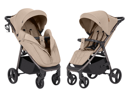 Коляска прогулочная Carrello Bravo CRL-8512 PU Apricot Beige