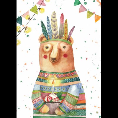 D0509 Мишка-индеец