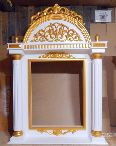 Резьба по дереву на киот