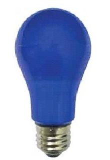 Лампа светодиодная K7CB80ELY (композит) Ecola CLASSIC LED COLOR 8,0W A55 220V E27 BLUE СИНЯЯ 360° 108X55