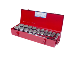 Набор торцевых головок с принадлежностями 3/4", двенадцатигранные, 22-50 мм, 7/8"-2", 26 предметов KING TONY 6226CR