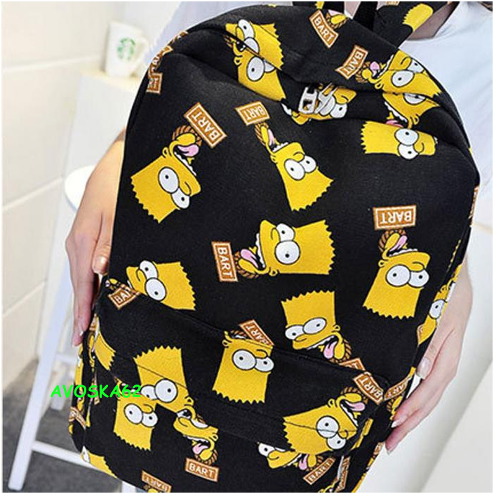 ryukzak s bartom simpsonom ryukzaki s