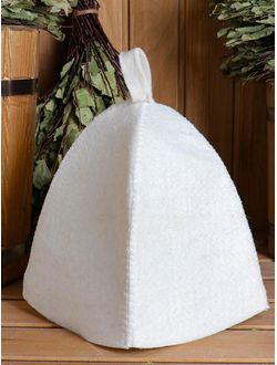 Шапка банная «Классическая» белая