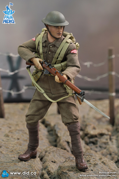 Британский солдат Первой Мировой войны - Коллекционная фигурка 1/12 SCALE WWI British Infantry – Albert Brown (XB80028) - DID