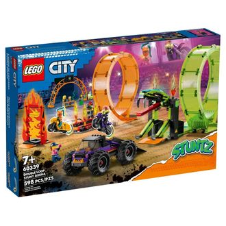 LEGO City Конструктор Double Loop Stunt Arena, 60339