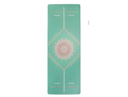 Коврик спортивный профессиональный натуральный каучук +полиуритан  1,83*68*2мм №8