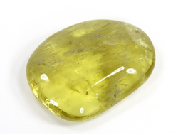 Кварц лимонный (облагороженный), полировка плоская, Бразилия (39*28*8 мм, 17 г) №35664