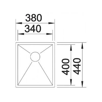 Мойка Blanco ZEROX 340-U