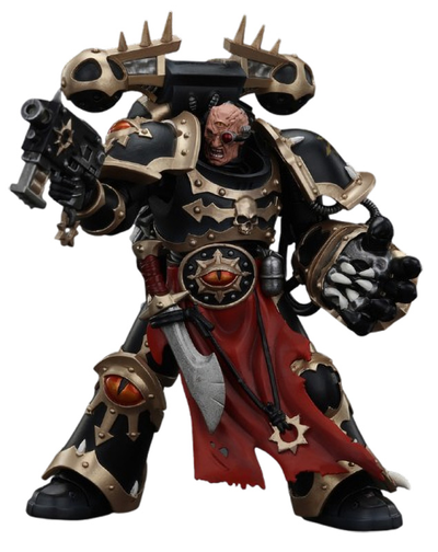 Избранный Черного Легиона (Warhammer 40k) - КОЛЛЕКЦИОННАЯ ФИГУРКА 1/18 Black Legion Chosen with Bolt Pistol and Power Fist (JT00966) - JOYTOY