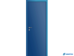 Дверь глухая пластиковая KAPELLI Multicolor ДГ Синий RAL 5010 купить в Челябинске | КВИРТЕК