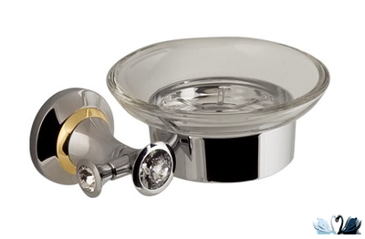 Дозатор Schach WILDBAD для жидкого мыла, настенный, с крупными кристаллами