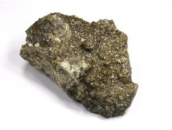 Гранат зеленый (Андрадит) на породе, Россия, Дальнегорск (70*47*38 мм, 147 г) №26877