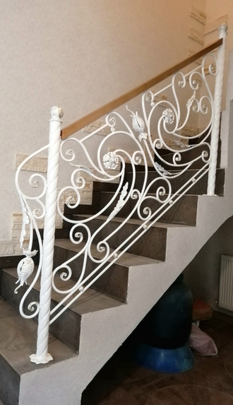 Лестничное ограждение -  Арт 036