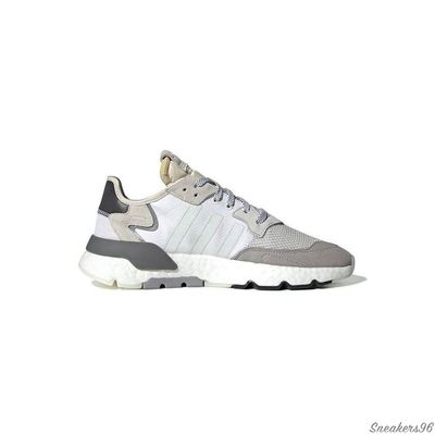 Adidas Nite Jogger Grey/White Унисекс (36-45)