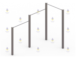 2223 Турник трехуровневый