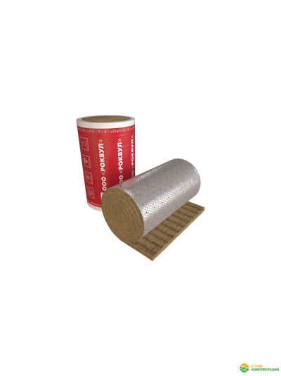 Мат прошивной ROCKWOOL ALU1 WIRED MAT 105 7000x1000x25 мм, (7 кв.м./рул.)