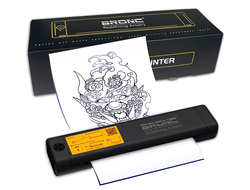 Термокопировальный беспроводной принтер BRONC Inkless Thermal Tattoo Printer