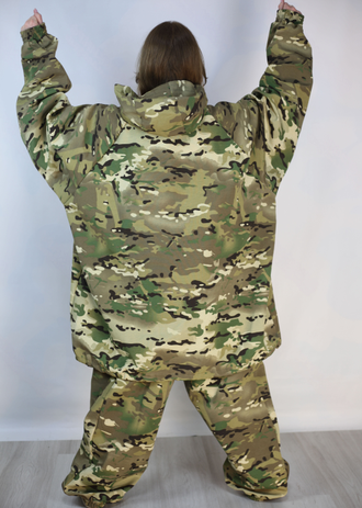 Летний камуфляжный костюм великан "БОГАТЫРЬ" из ткани рип-стоп в расцветке мультикам -10