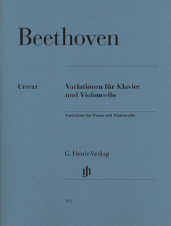 Beethoven Variations for Piano and Violoncello