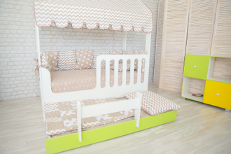 Кровать-Домик с выдвижным спальным местом