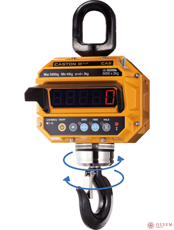 Крановые весы CAS Caston-III 20 THD RF с крюком TWN-B Plus