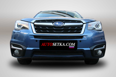 Premium защита радиатора для Subaru Forester (2016-2018) из 2-х частей