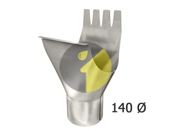 ЖЕЛОБНАЯ ВОРОНКА 140 на 140 мм.
