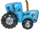 Шар (42&#039;&#039;/107 см) Фигура, Синий трактор, 1 шт. в уп.