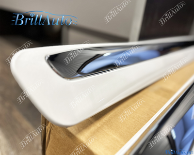 Молдинги Lexus LX 570 белые с хромом 2007-2015